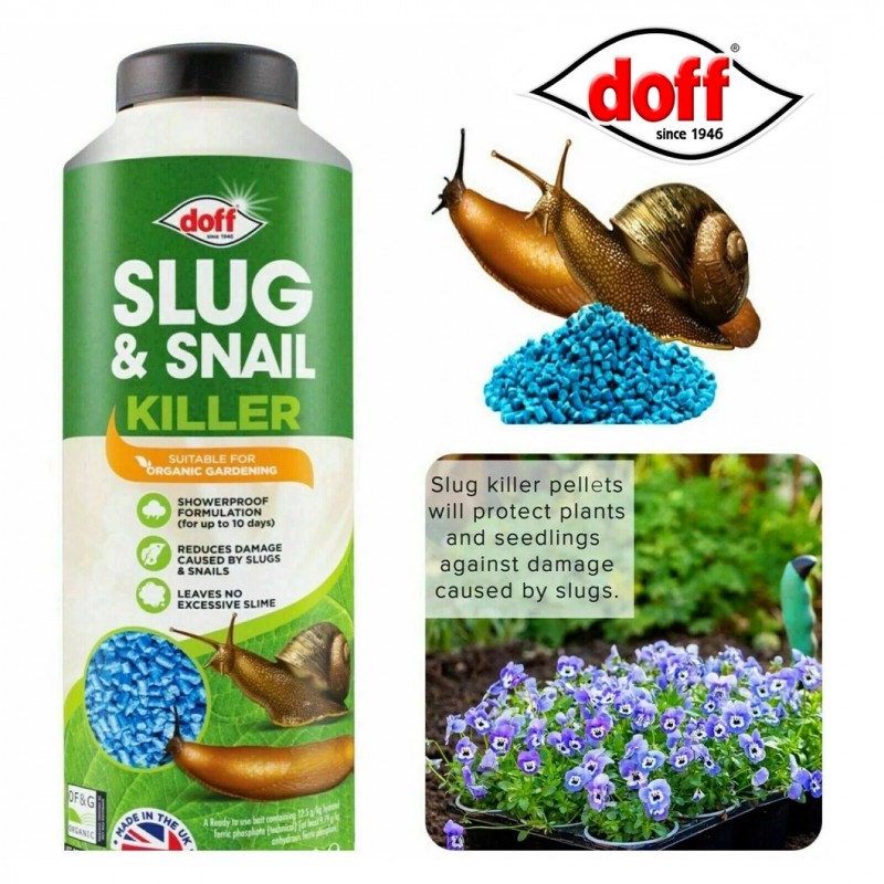 Doff All NEW Slug & Snail Killer Pellet Bait 400g FAG400DOF